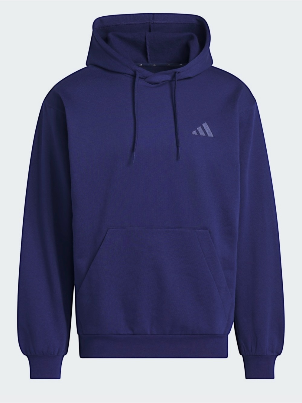 NWT Adidas Men’s Tonal Logo Fleece Hoodie Pull Over Sweatshirt M Athletic Gym